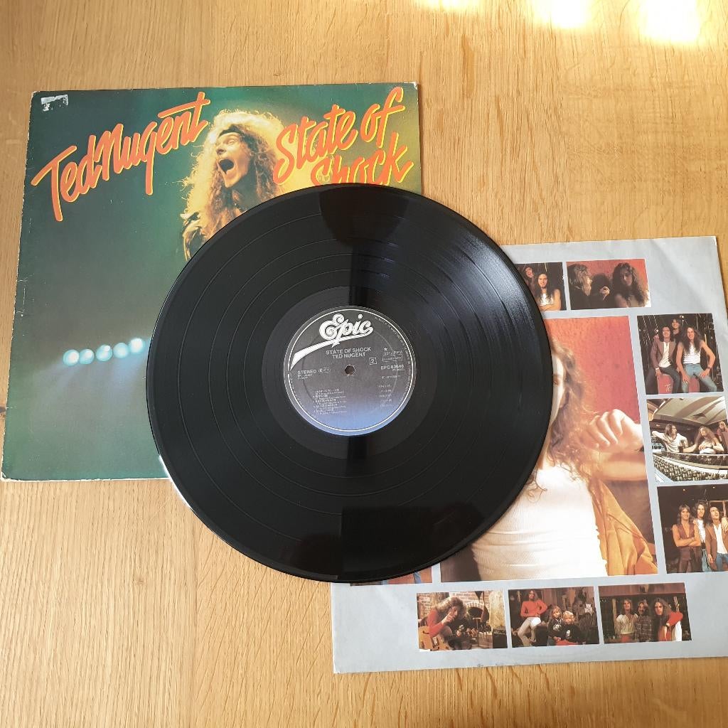 Ted Nugent – State Of Shock (EU1979) (VG+/VG+), Cd's en Dvd's, Vinyl | Hardrock en Metal, Ophalen of Verzenden, Gebruikt