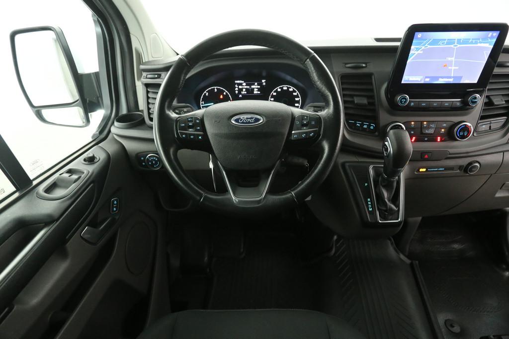 Ford Transit Custom 2.0 TDCI L2H1 | DC | Aut. | Airco | Crui, Auto's, Bestelauto's, Euro 6, 4 cilinders, Wit, Origineel Nederlands