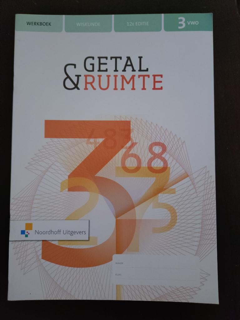 GETAL EN RUIMTE - 12E EDITIE  3 VWO WERKBOEK, Boeken, Verzenden, Gelezen, VWO
