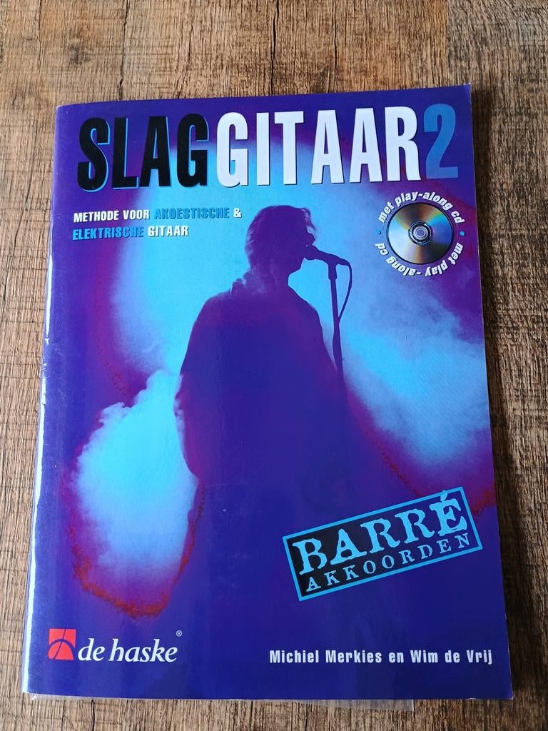 Slaggitaar - Deel 2 - De Haske - Incl.CD - Gitaar, Gitaar, Les of Cursus, Ophalen of Verzenden, Zo goed als nieuw