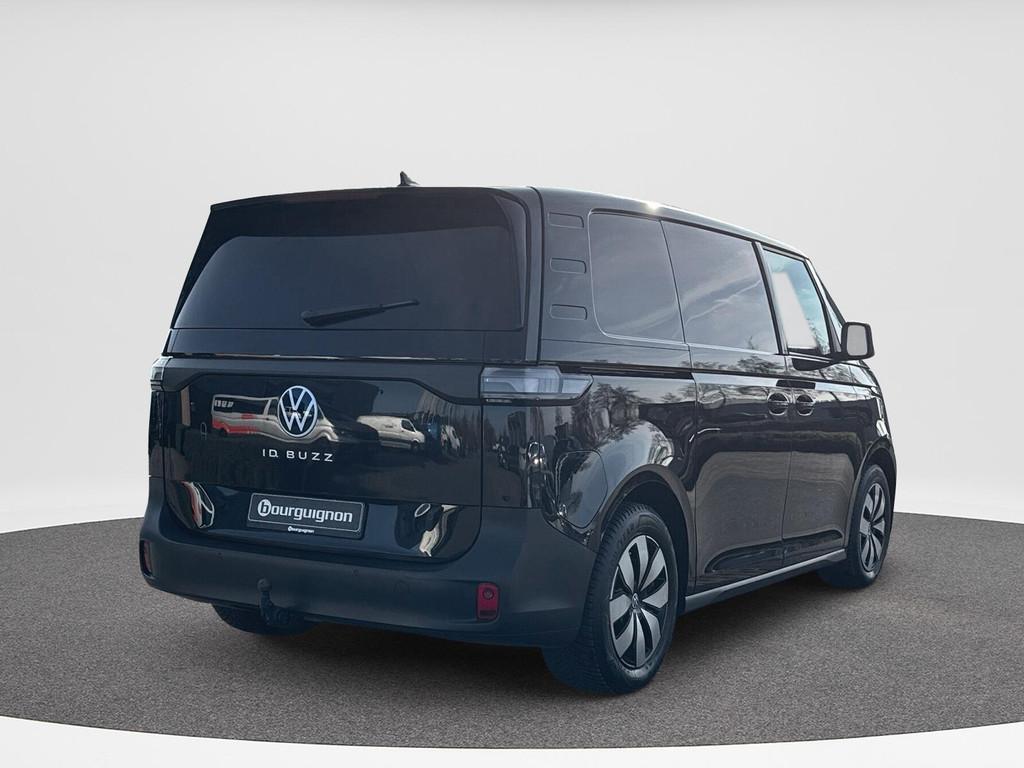 Volkswagen ID. Buzz Cargo 77 kWh | Trekhaak | Zeer compleet, Auto's, Bestelauto's, Automaat, Gebruikt, Volkswagen, Zwart
