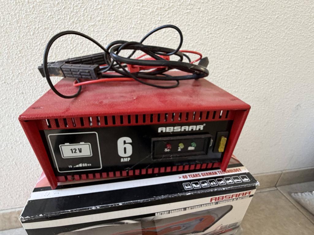 Batterijlader ABSAAR, Ophalen, Gebruikt