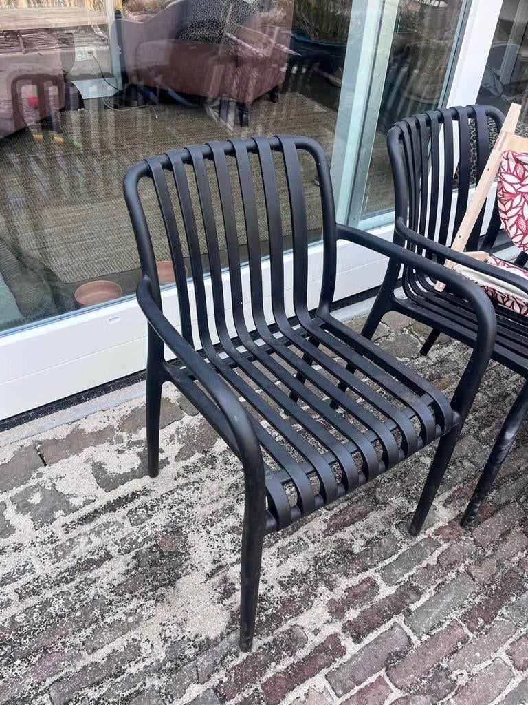 3x Karwei buitenstoelen - Zo goed als nieuw!, Ophalen, Zo goed als nieuw, Kunststof