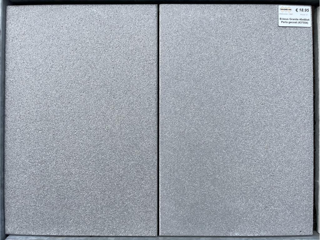 Partij b-keus gecoate tegels 40x60 Perla, Niet ingevuld, Niet ingevuld, Nieuw, Ophalen of Verzenden