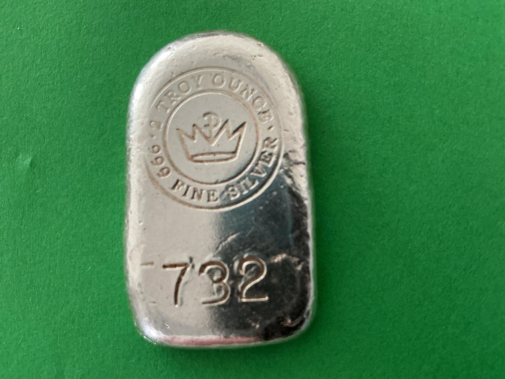 Zilveren  baartje 2 O/Z Troy Ounce 999 Fijn Zilver, Ophalen of Verzenden, Zilver