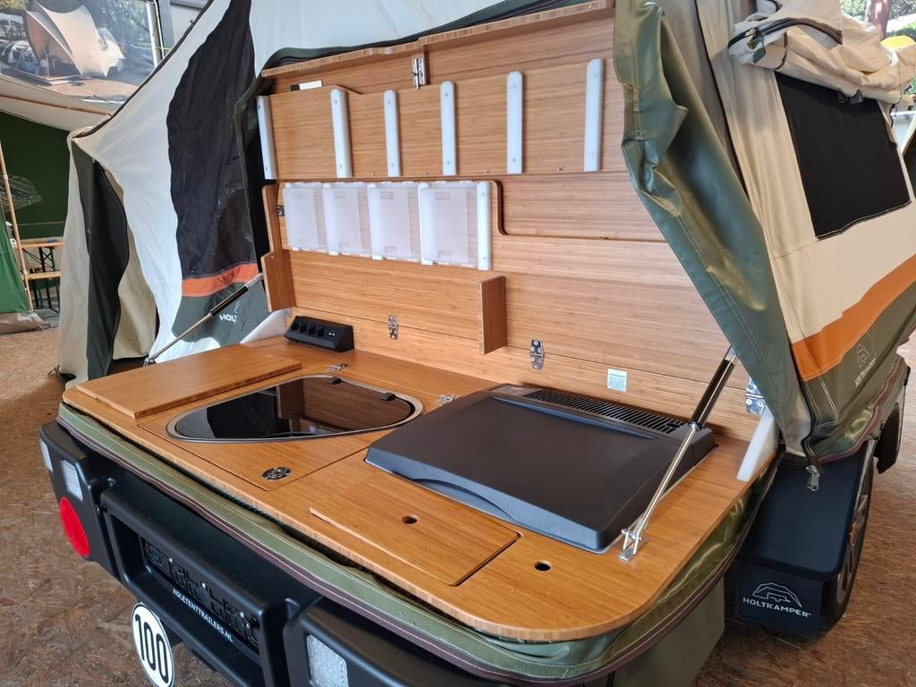 Holtkamper Cocoon MTT Bamboe keuken 2022, Ophalen, Aanwezig, Holtkamper, Tot en met 4