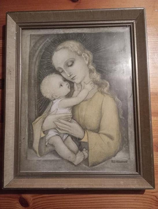Madonna met Kind door Zuster Maria Innocentia Hummel, Ophalen of Verzenden