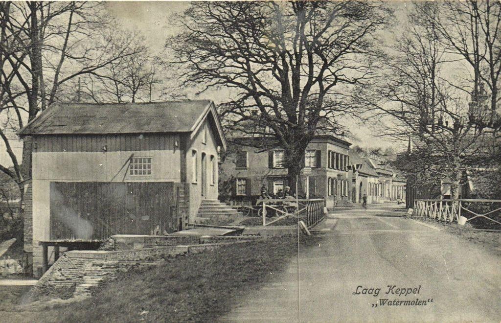 Laag Keppel, Watermolen - brug - 1912 gelopen, Verzenden, Voor 1920, Gelopen, Gelderland