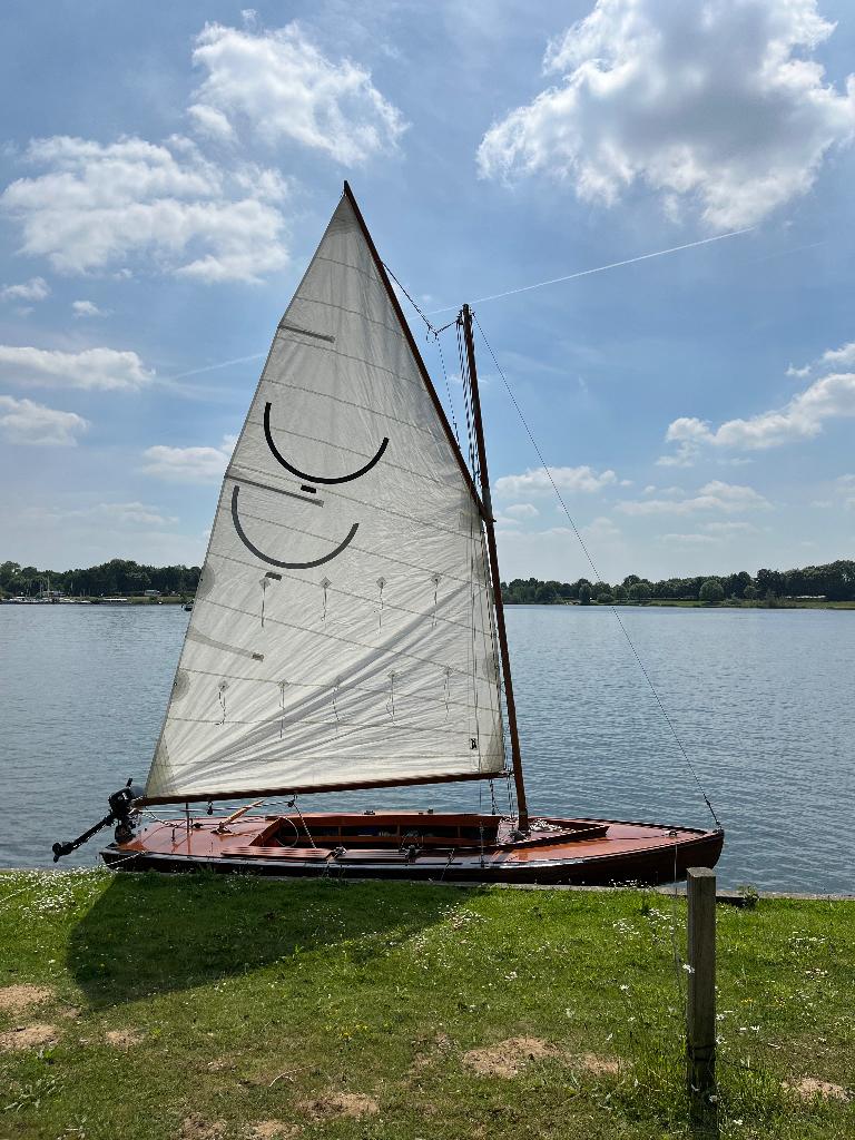 Open houten BM16 zeilboot, Ophalen, Geen motor, Gebruikt, Overige typen