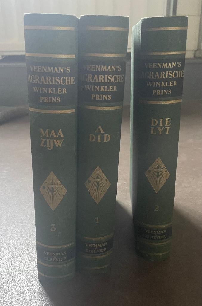 Veenman's Agrarische Winkler Prins, Boeken, Gelezen, Complete serie, Diverse auteurs, Ophalen of Verzenden
