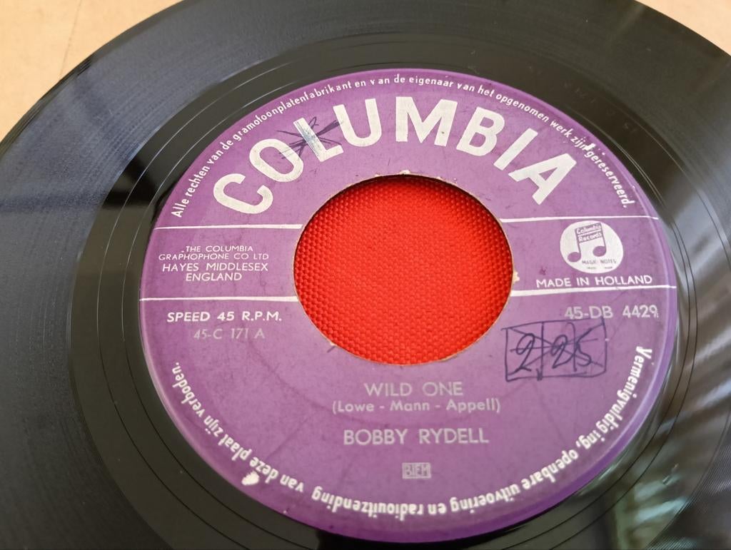BOBBY RYDELL 1960 COLUMBIA LABEL ROCK & ROLL, Verzenden, Zo goed als nieuw, Pop