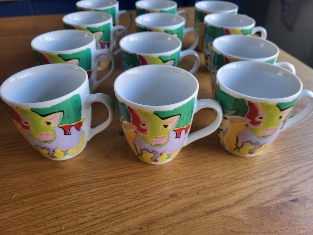 Koffiekopjes. 12 stuks., Huis en Inrichting, Ophalen of Verzenden, Nieuw, Overige stijlen, Kop(pen) en/of Schotel(s)