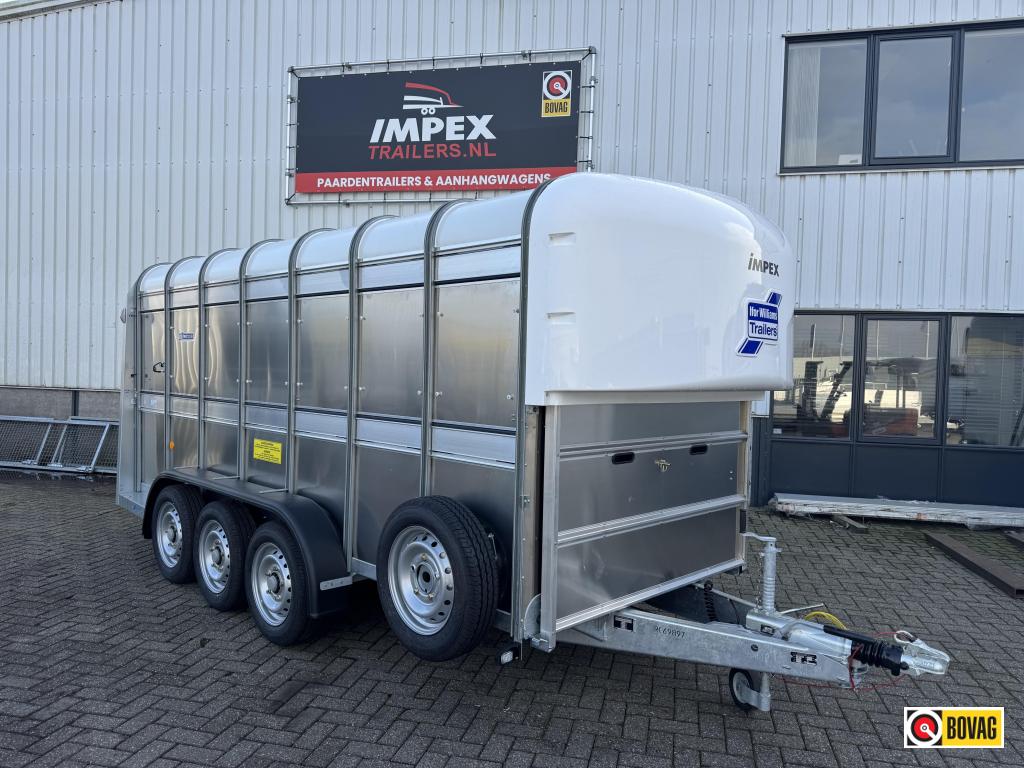 Bij Impex Ifor Williams TA5G14/3 3-as 426x178x183 dubbel dek, Nieuw