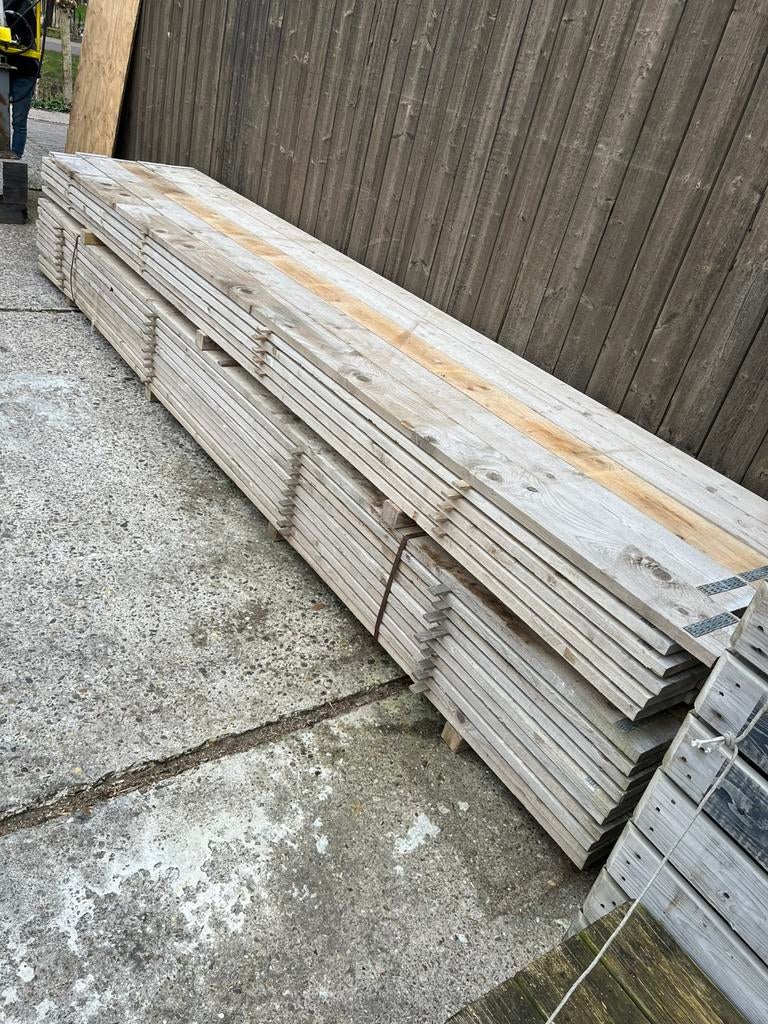 Steigerplanken, Ophalen, Gebruikt, 250 cm of meer, Planken