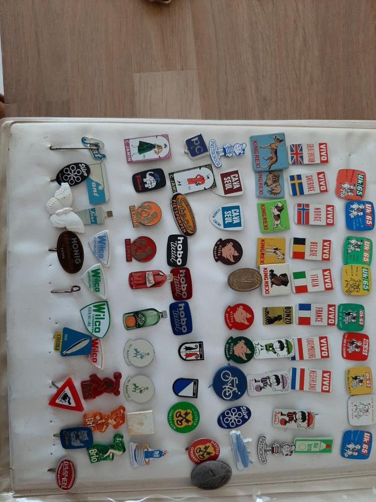 Verzameling van diverse speldjes en pins, Ophalen of Verzenden, Gebruikt, Overige onderwerpen, Speldje of Pin