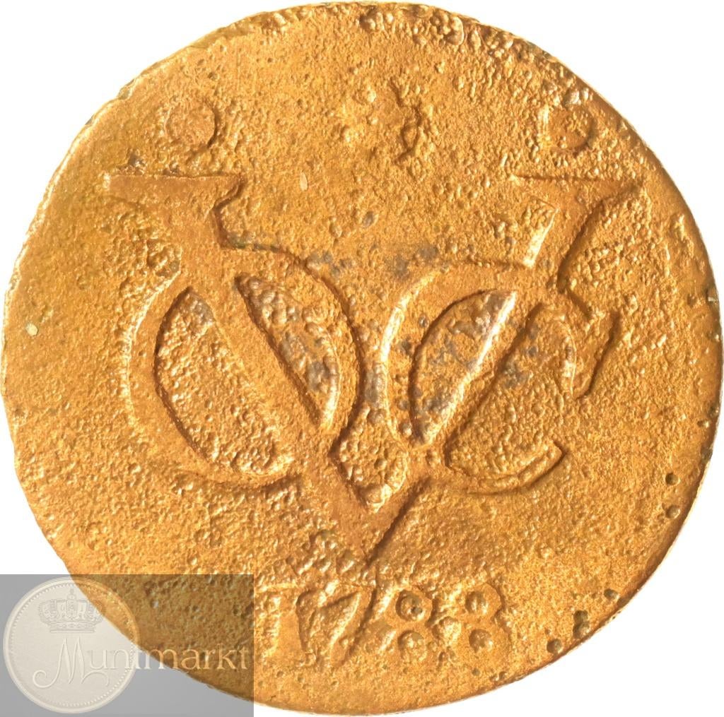 V.O.C. - West-Friesland - Duit 1788, Postzegels en Munten, Munten | Nederland, Ophalen of Verzenden, Vóór koninkrijk, Overige waardes
