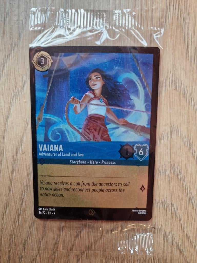 Disney Lorcana Vaiana Adventurer of Land and Sea, Ophalen of Verzenden, Nieuw