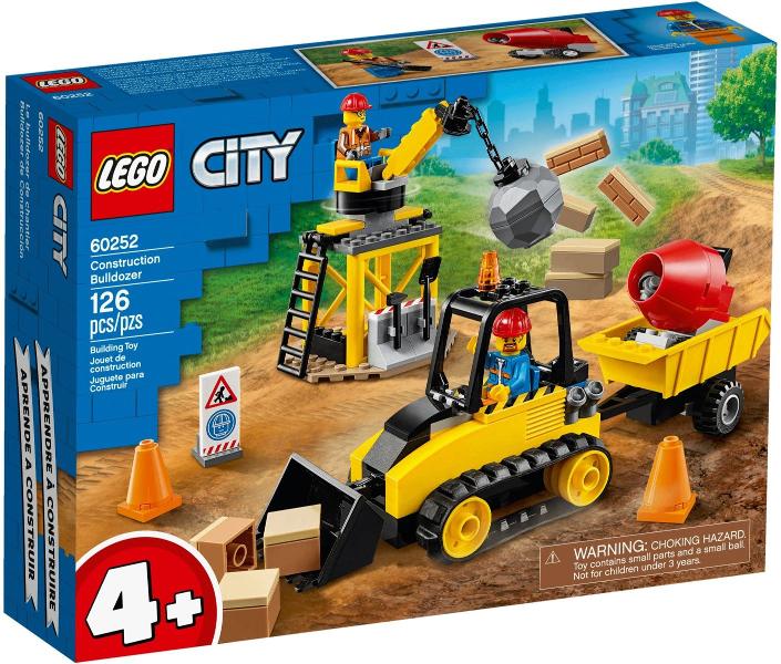 Lego City set 60252  Construction Bulldozer, Kinderen en Baby's, Speelgoed | Duplo en Lego, Nieuw, Lego, Complete set, Compleet