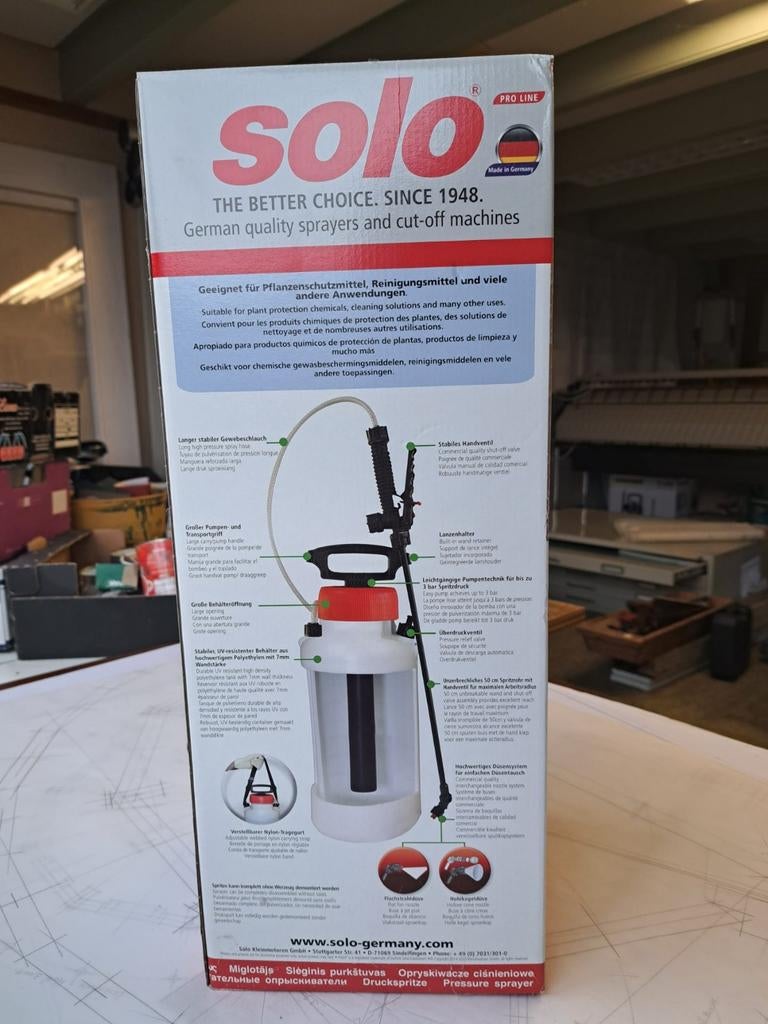 SOLO 456 drukspuit nieuw in doos, Ophalen, Nieuw, Kweektent