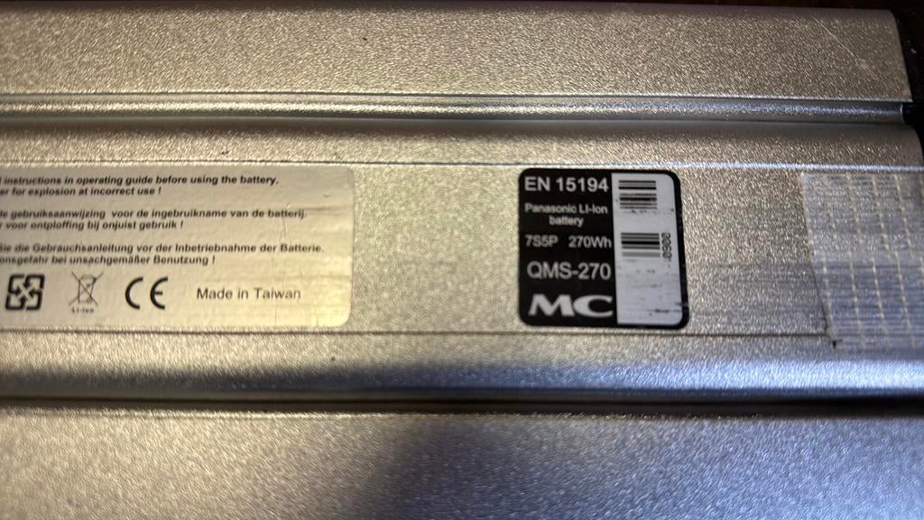 Multicycle accu te koop gevraagd QMS-270, Ophalen of Verzenden, Gebruikt