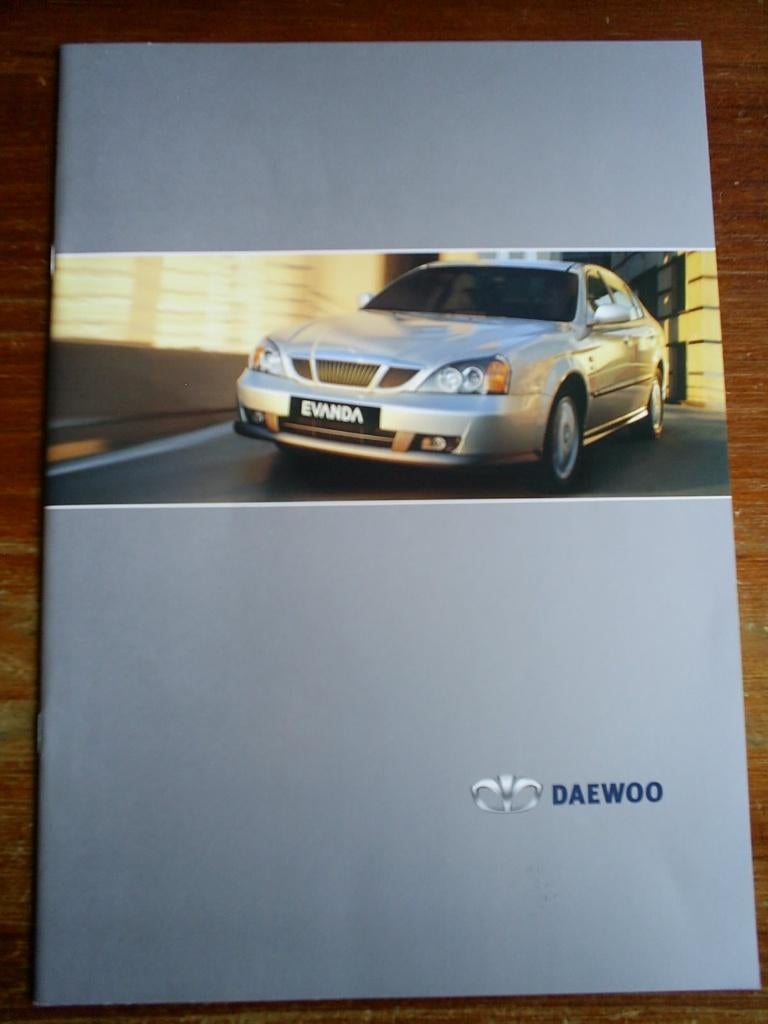 Daewoo Evanda 11 / 2002 20 pag., Verzenden, Zo goed als nieuw, Overige merken