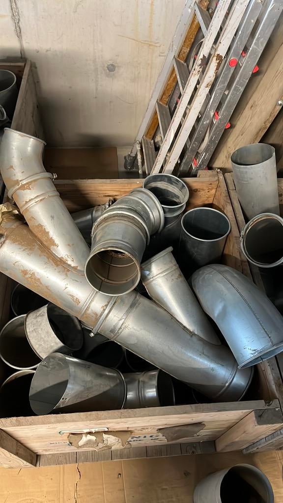 Partij afzuigbuis 155mm, Ophalen, Gebruikt