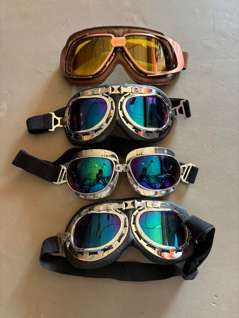 Vintage motorbril, Ophalen of Verzenden