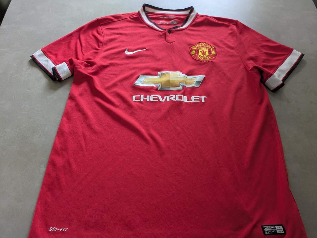 Voetbalshirt Manchester United Van Persie vintage shirt 2014, Maat XL, Ophalen of Verzenden, Zo goed als nieuw, Shirt