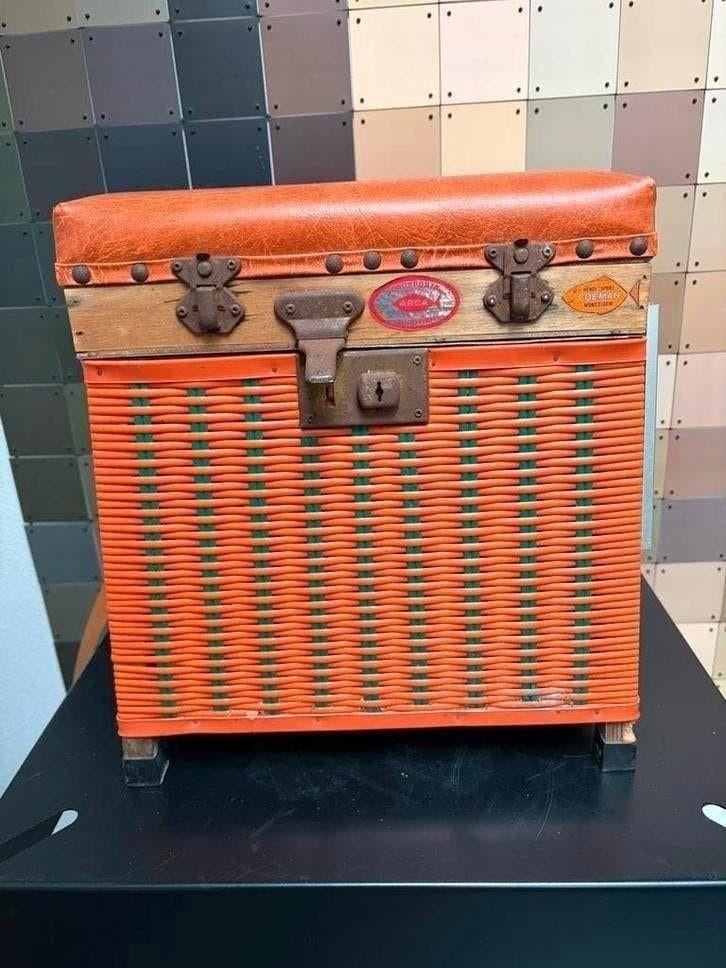 Vintage viskoffer Coeman, Ophalen of Verzenden, Gebruikt, Koffer of Tas