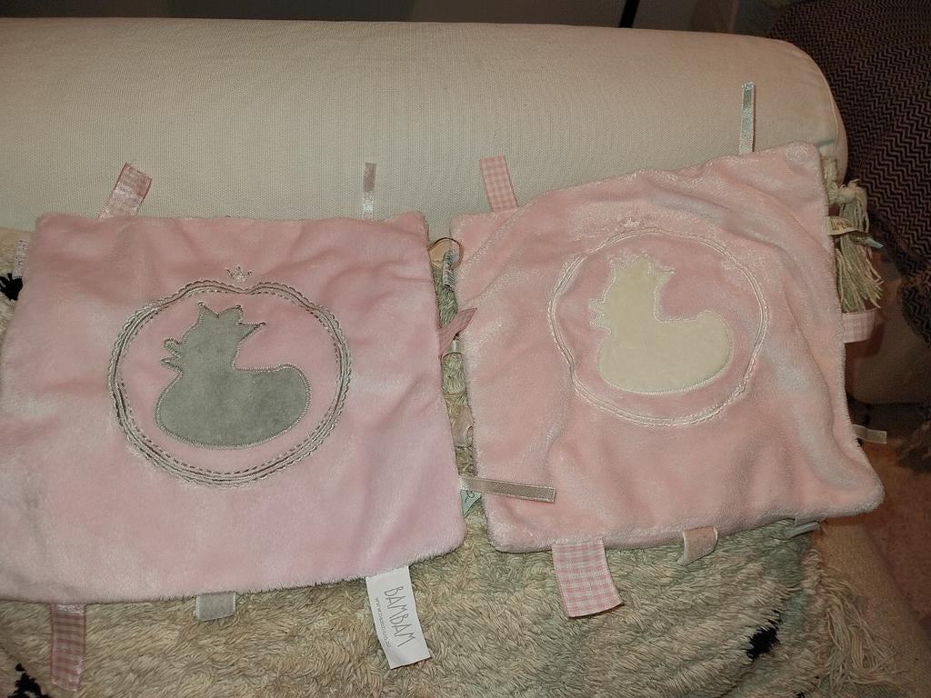 Bambam bam bam een roze knuffeldoekje, Overige typen, Ophalen of Verzenden, Zo goed als nieuw, Roze