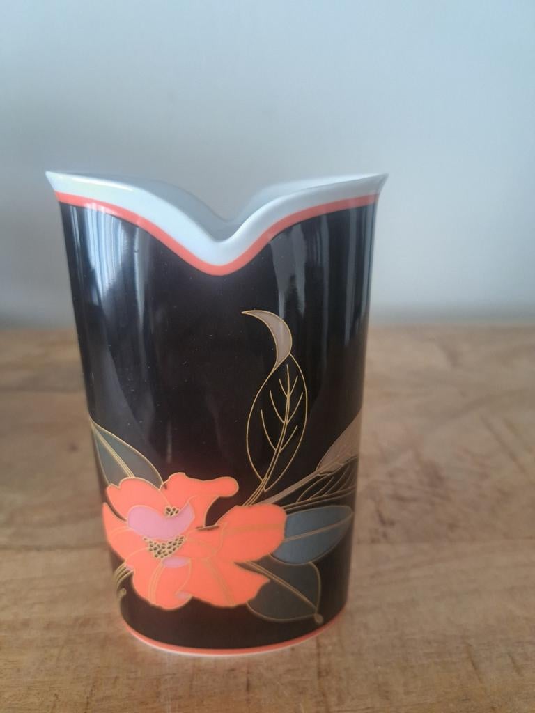 Hutschenreuter germany vaas decor "tropica", Ophalen of Verzenden