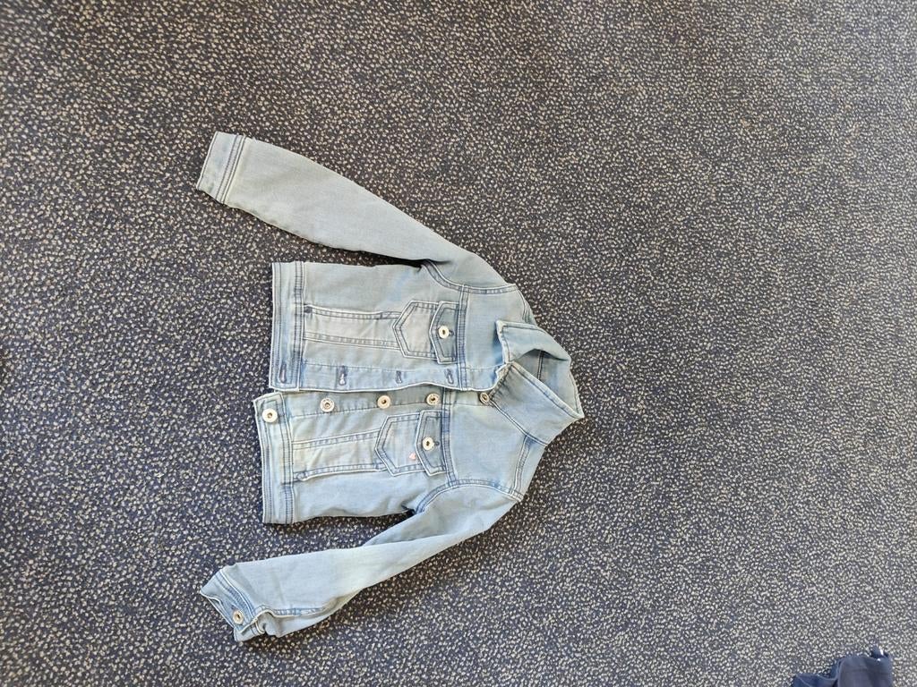 Stoere spijkerjas voor meisjes van Tiffoday, maat 116, Ophalen, Tiffoday, Meisje, Zo goed als nieuw