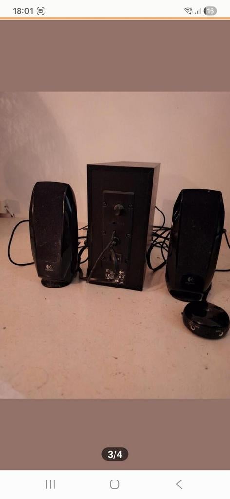 Logitech 2.1 pc speakerset, Computers en Software, Pc speakers, Ophalen of Verzenden