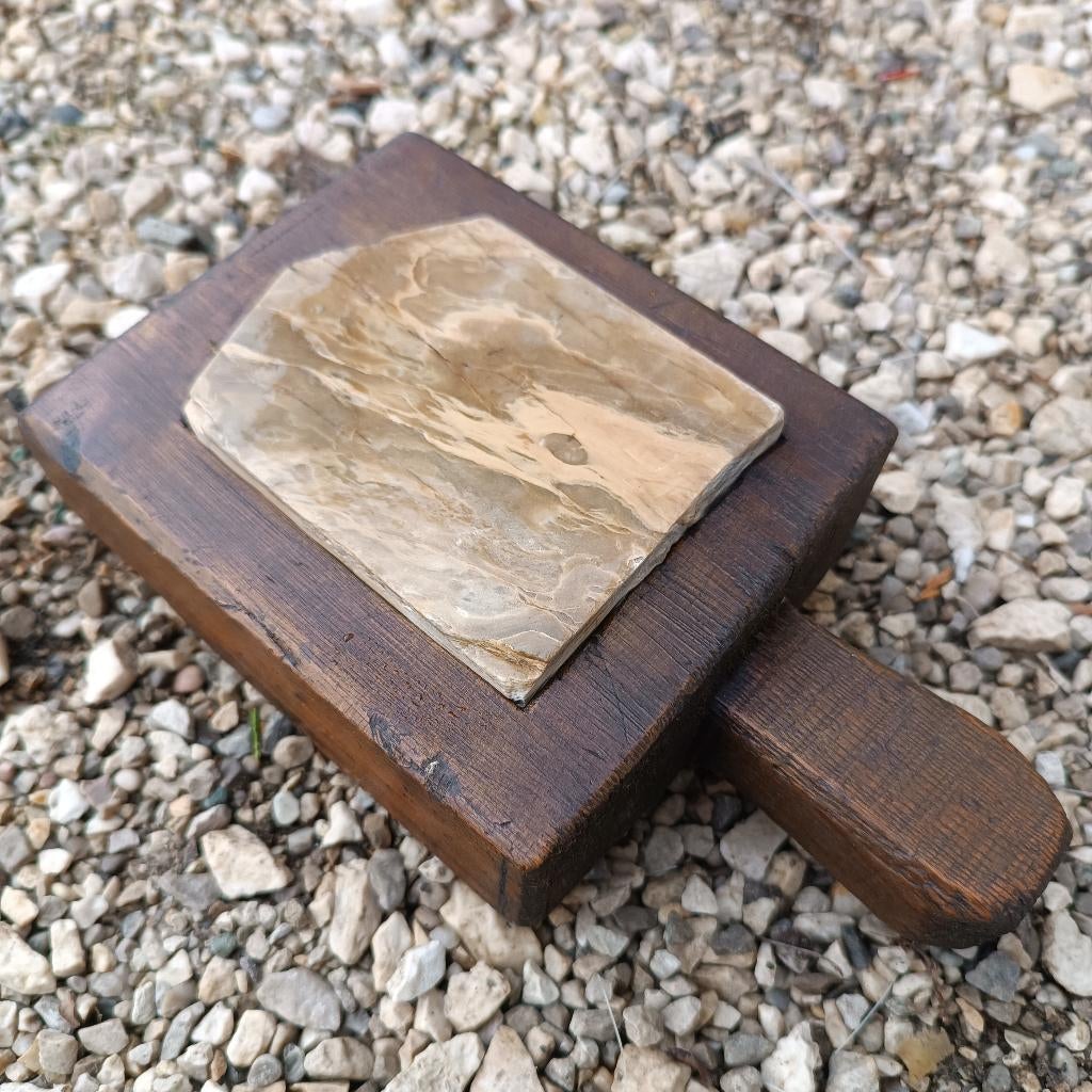 OLD BELGIUM RAZOR SHARPENING HONING STONE SCHEERMES, Verzenden