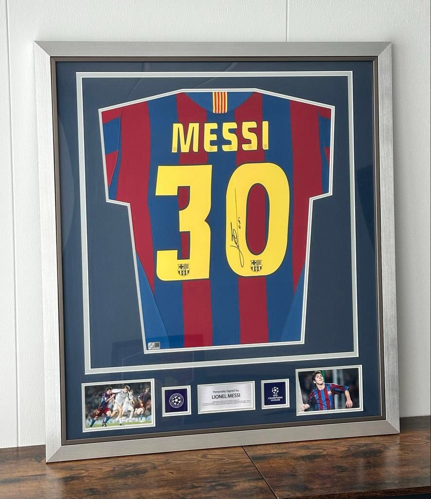 Gesigneerd Messi FC Barcelona shirt, Ophalen of Verzenden, Zo goed als nieuw, Buitenlandse clubs, Shirt