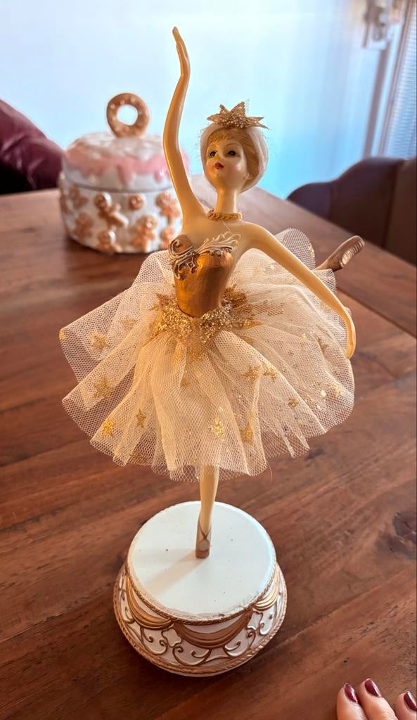 Klassieke Ballerina Muziekdoos - Het Thema van het Zwanenmeer met