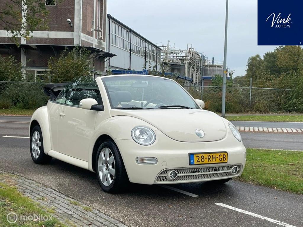 Volkswagen New Beetle Cabriolet 1.6 Turijn Comfort | NL & NA, Auto's, Volkswagen, Stof, Gebruikt, 4 cilinders, Cabriolet