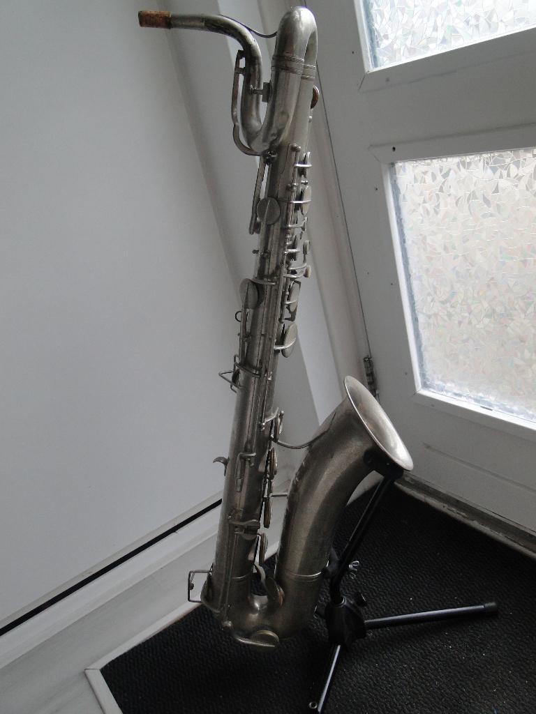 Baritonsax J.Gras de Paris France, Ophalen, Gebruikt, Bariton