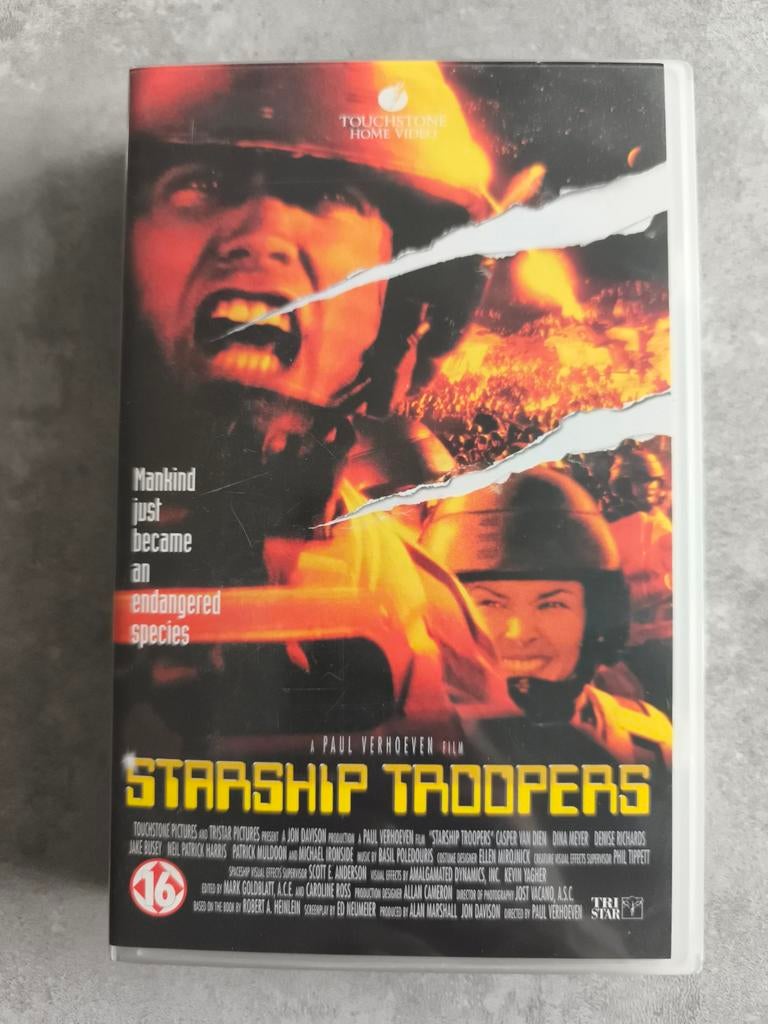 Starship Troopers VHS, Ophalen, Zo goed als nieuw