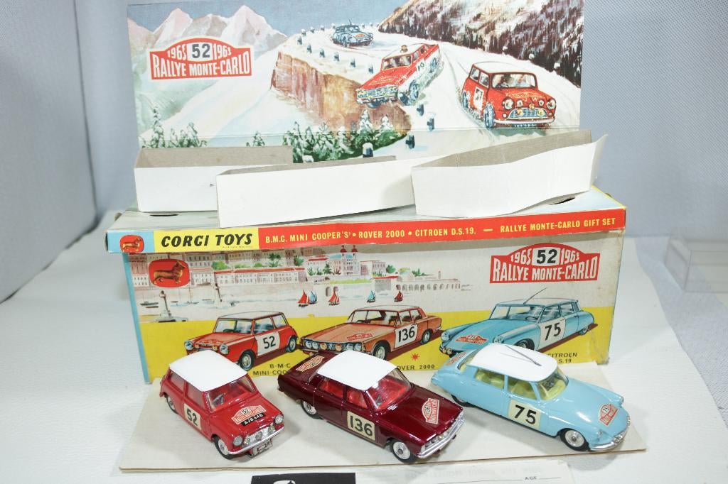 Corgi GS38 Giftset Monte Carlo Geheel origineel TOP STAAT, Ophalen of Verzenden, Zo goed als nieuw, Auto, Corgi