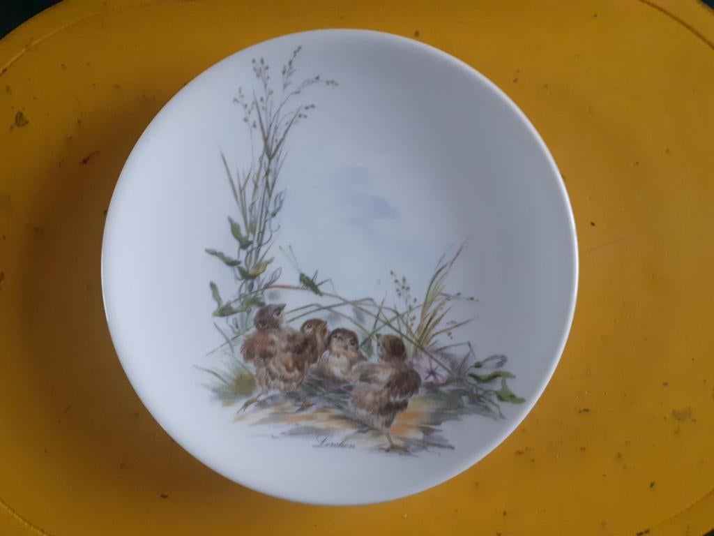 Wandbord met kuikens, gemerkt, Antiek en Kunst, Ophalen of Verzenden