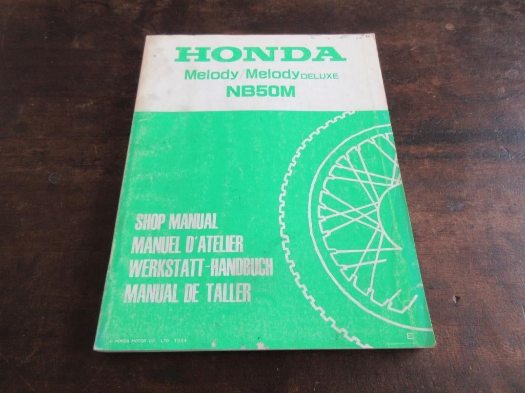 Honda NB50M Melody deluxe werkplaatshandboek manual, Ophalen of Verzenden, Honda