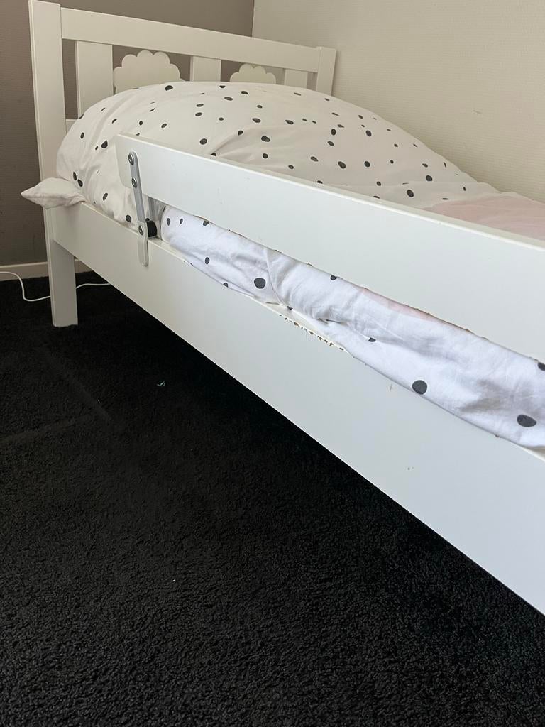 IKEA peuterbed incl matras, Ophalen, Gebruikt, 70 tot 85 cm, 140 tot 160 cm