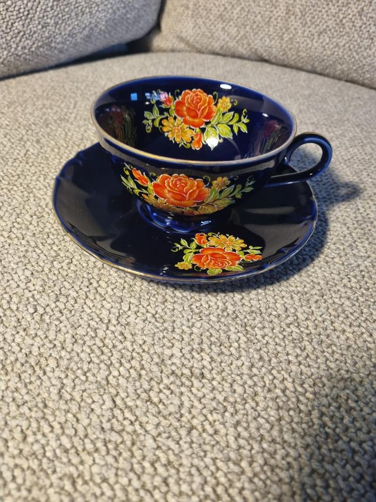 Echt Cobalt Bareuther waldsassen 22 krt goud, Ophalen of Verzenden