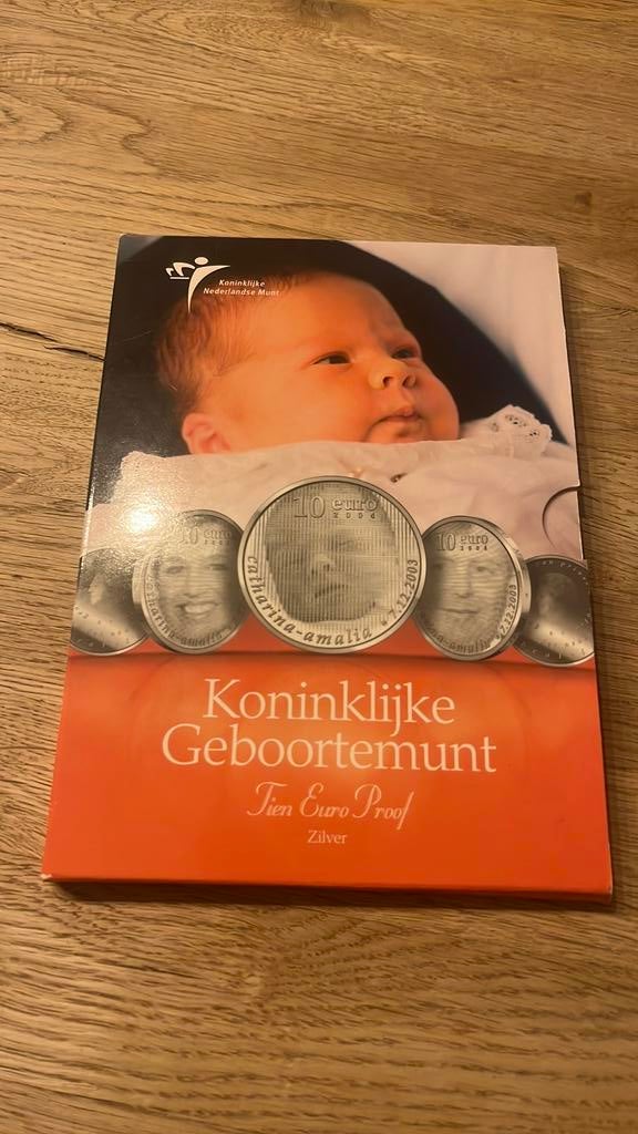 Zilveren 10 euro munt Amalia proof, Postzegels en Munten, Ophalen of Verzenden, Koningin Beatrix, Euro's, Zilver