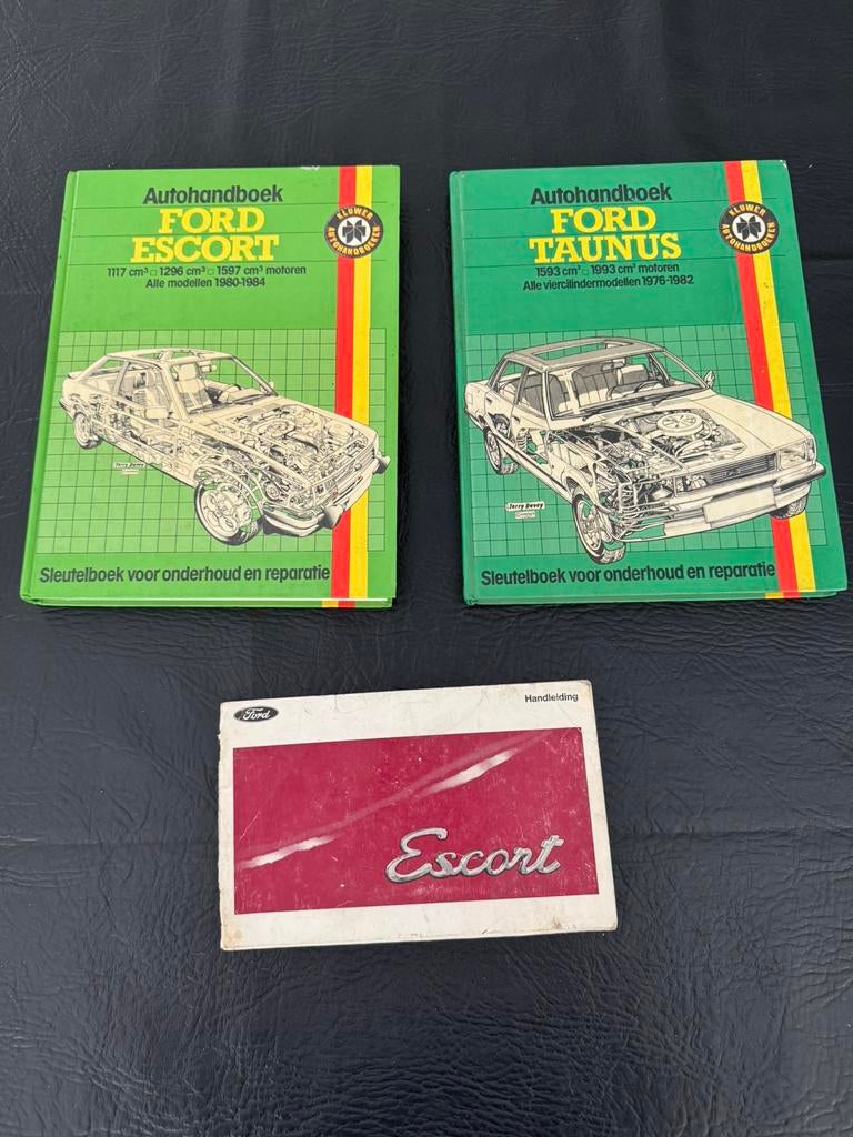 Set van 3 Ford auto boeken handleiding escort taunus, Ophalen of Verzenden