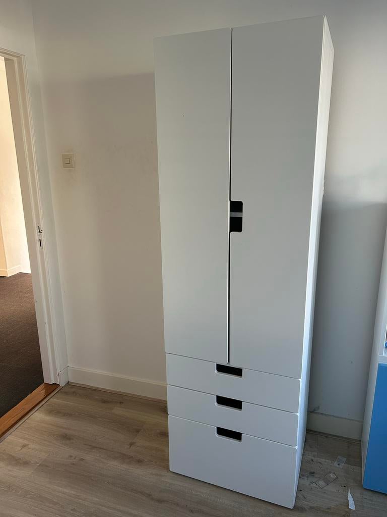 Witte IKEA Stuva kast met lades en deuren, Ophalen, Gebruikt, 200 cm of meer, 50 tot 100 cm