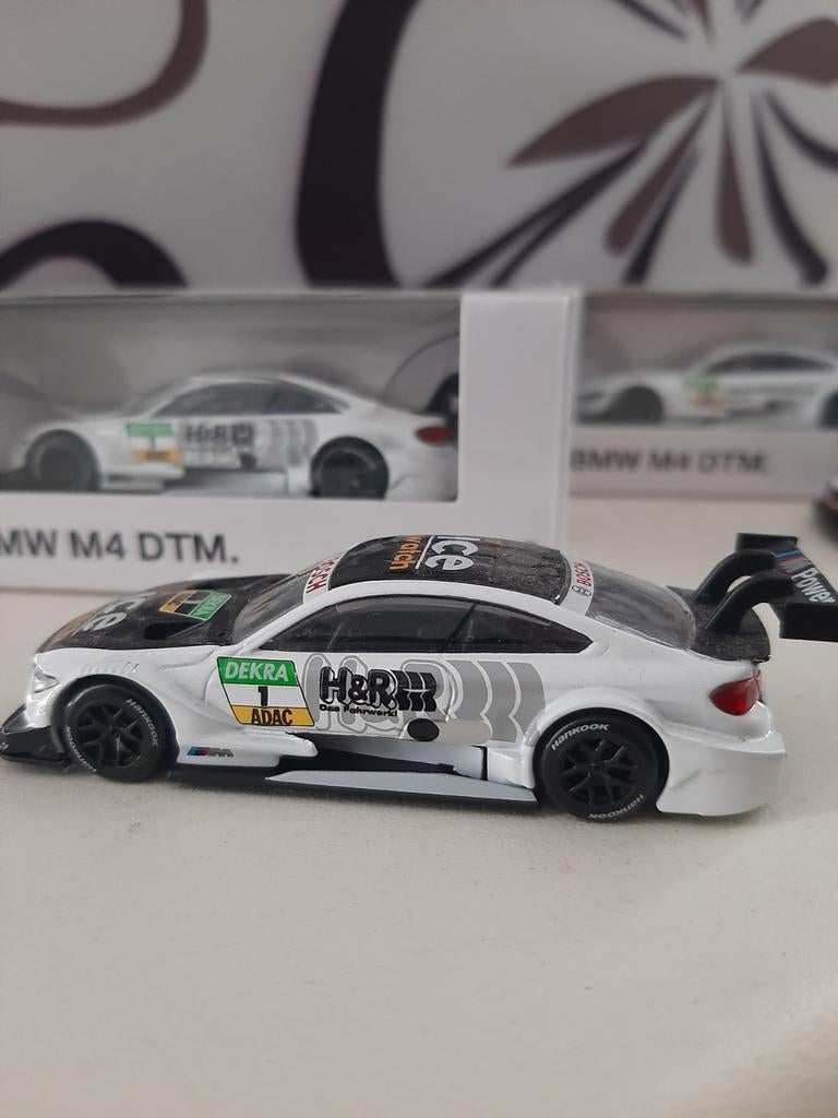 BMW M4 DTM SCHAALMODEL, Ophalen of Verzenden, Auto