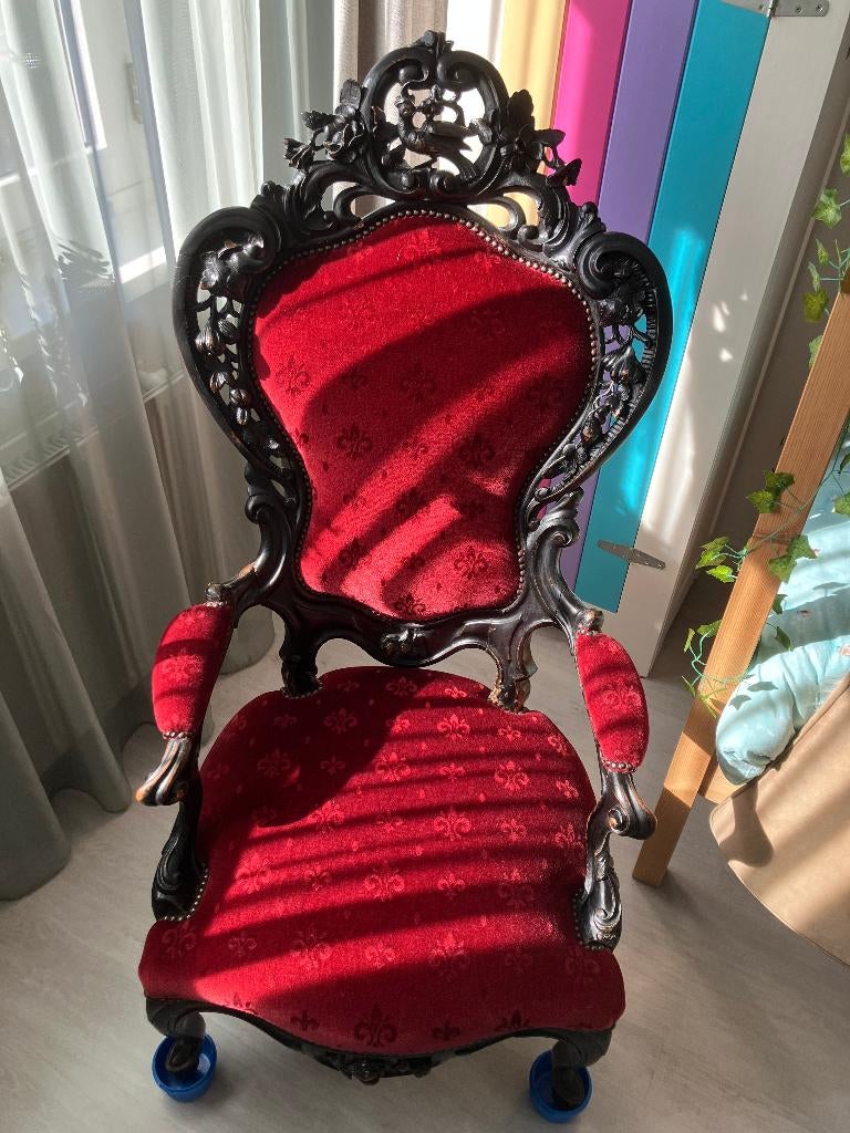 Prachtige Antieke Rococo Fauteuil - Koninklijke Blikvanger!, Antiek en Kunst, Antiek | Meubels | Stoelen en Banken, Ophalen