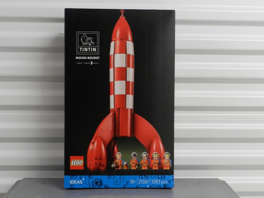 LEGO IDEAS Tintin maanraket (21367) (Kuifje), Lego, Nieuw, Ophalen of Verzenden, Ideas